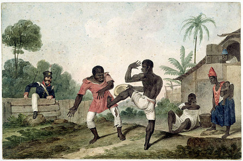 Scène de capoeira au Brésil, 1820-24